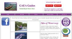 Desktop Screenshot of gaeaguides.com